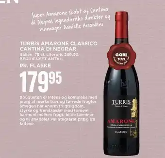 MENY Turris amarone classico cantina di negrar tilbud