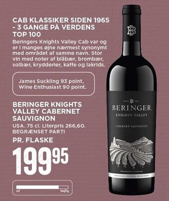 Beringer knights valley cabernet sauvignon