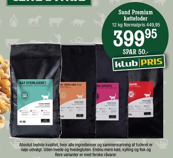 Land & Fritid Sund premium kattefoder tilbud