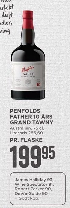 MENY Penfolds father 10 års grand tawny tilbud