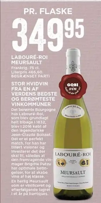 MENY Labouré-roi meursault tilbud
