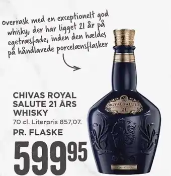 MENY Chivas royal salute 21 års whisky tilbud