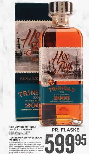 Hee joy xo trinidad single cask rom