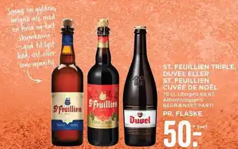 St. feuillien triple duvel el. st. feuillien cuvée de noël