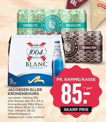 MENY Jacobsen el. kronenbourg pr. ks. tilbud