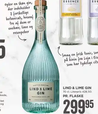 Lind & lime gin