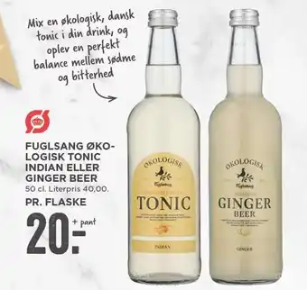 MENY Fuglssang øko tonic indian el. ginger beer tilbud