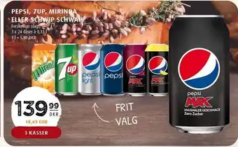 Scandinavian Park Pepsi, 7up, mirinda el. schwip schwap tilbud