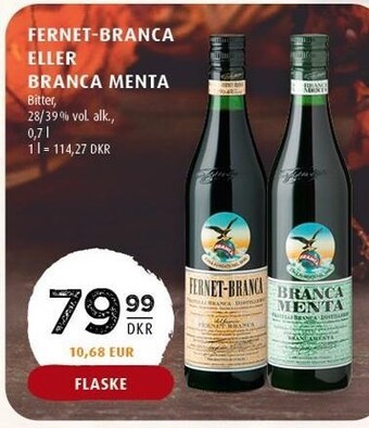Scandinavian Park Fernet-branca el. branca menta tilbud