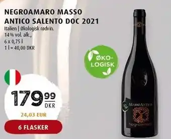 Scandinavian Park Negroamaro masso antico salento tilbud