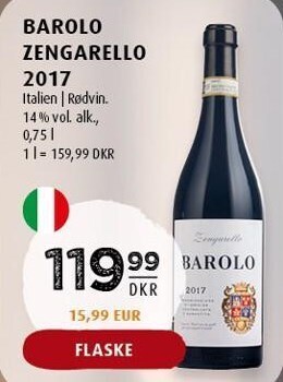Scandinavian Park Barolo zengarello tilbud