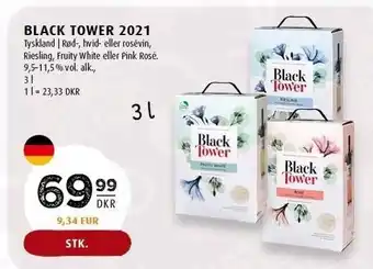 Scandinavian Park Black tower tilbud