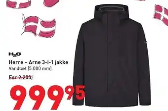 H2o arne 3-i-en jakke