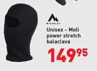 Intersport Mckinley moli power stretch balaclava tilbud
