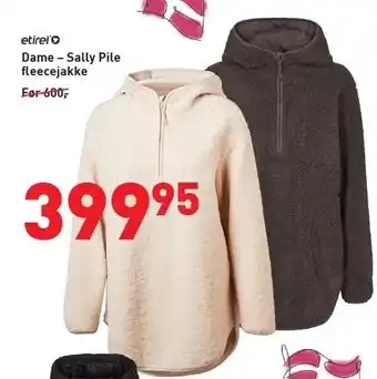 Intersport Etirel sally pile fleecejakke tilbud