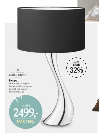 Kop & Kande Lampe tilbud