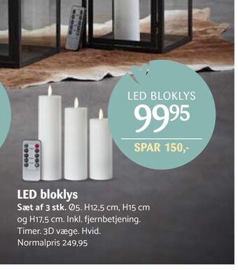 Kop & Kande Led bloklys tilbud