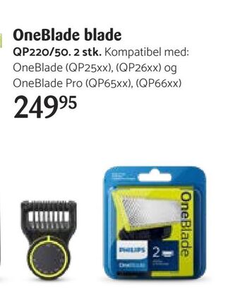 Oneblade blade