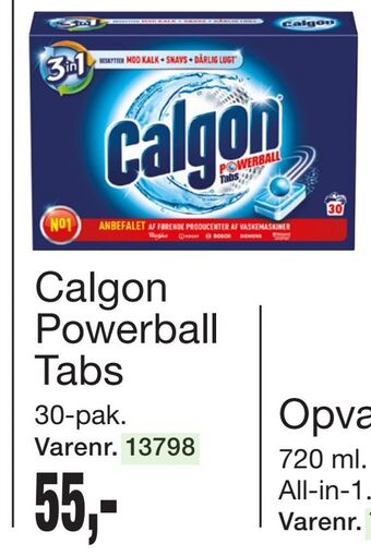 Harald Nyborg Calgon powerball tabs tilbud