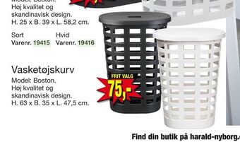 Harald Nyborg Vasketøjskurv tilbud