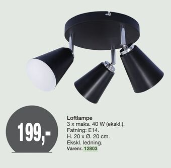 Harald Nyborg Loftlampe tilbud
