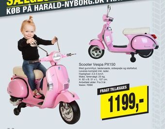 Harald Nyborg Scooter vespa px150 tilbud
