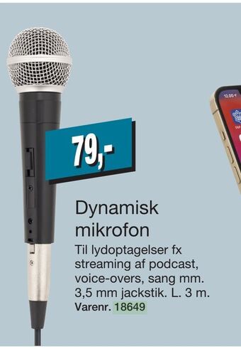 Dynamisk mikrofon