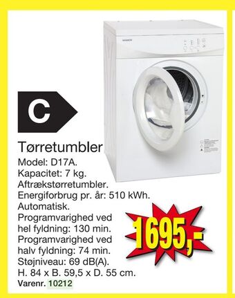 Harald Nyborg Tørretumbler tilbud