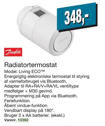 Harald Nyborg Radiatortermostat tilbud