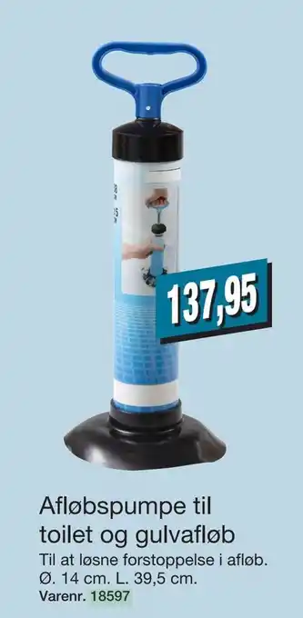 Harald Nyborg Afløbspumpe til toilet og gulvafløb tilbud