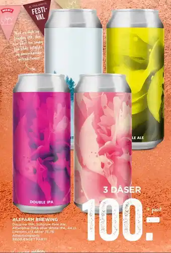 MENY Alefarm brewing tilbud