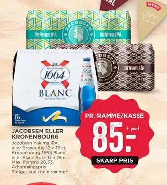 MENY Jacobsen eller kronenbourg tilbud