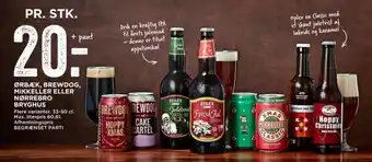 MENY Ørbæk, brewdog, mikkeller eller nørrebro bryghus tilbud