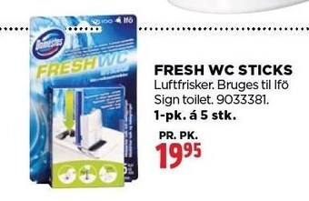 jem & fix Fresh wc sticks tilbud