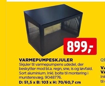 jem & fix Varmepumpeskjuler tilbud