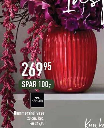 Imerco Hammershøi vase tilbud