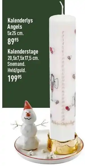 Imerco Kalenderlys angels el. kalenderstage tilbud