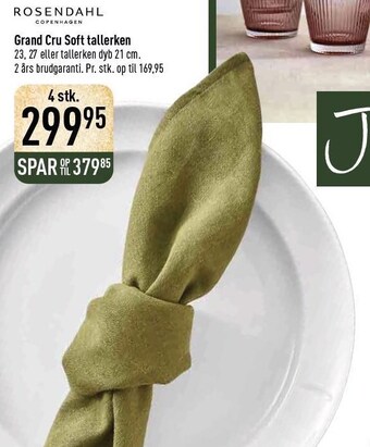 Imerco Grand cru soft tallerken - 4 stk. tilbud