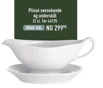 Plissé sovsekande og underskål