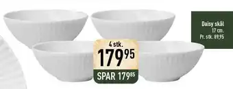 Daisy skål - 4 stk.