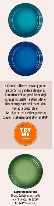 Imerco Signature tallerken tilbud