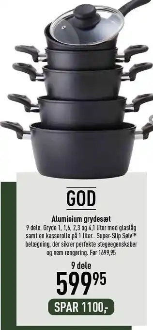Imerco Aluminium grydesæt tilbud