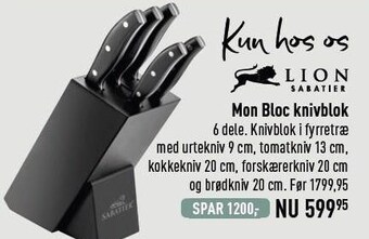 Imerco Mon bloc knivblok tilbud