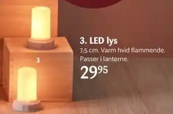 Kop & Kande Led Lys 7.5cm tilbud