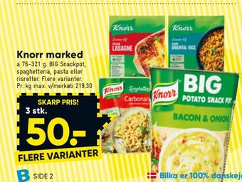 Bilka Knorr marked tilbud