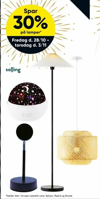 Salling På lamper