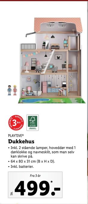 Lidl Dukkehus tilbud