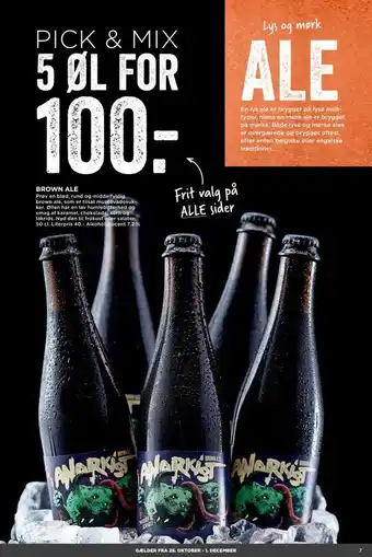 MENY Brown ale tilbud