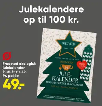 Bilka Fredsted økologisk julekalender tilbud