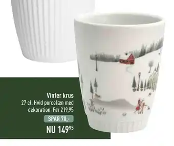 Imerco Vinter krus tilbud